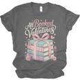 All Booked For Valentines Stacked Books Unisex Jersey T-Shirt