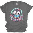 Bookish Penguin Heart A Readers Love Penguins Unisex Jersey T-Shirt Bookish Penguin Heart A Readers Love Penguins Unisex Jersey T-Shirt
