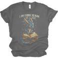 Bookish Quote I Am a Book Dragon Not a Worm Reading Book Unisex Jersey T-Shirt