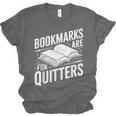 Bookmarks Quote Library Book Reader Unisex Jersey T-Shirt
