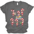 Bookmas Christmas Books Shirt Candy Cane Bookworm Unisex Jersey T-Shirt