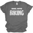 Books Coffee Biking Unisex Jersey T-Shirt