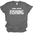 Books Coffee Fishing Unisex Jersey T-Shirt