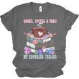 Books Coffee Yarn Lover My Favorite Things Unisex Jersey T-Shirt