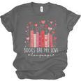 Books Are My Love Language Valentine Reads Bookish Club Unisex Jersey T-Shirt Books Are My Love Language Valentine Reads Bookish Club Unisex Jersey T-Shirt