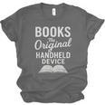 Books The Original Handheld Device – Reading Unisex Jersey T-Shirt Books The Original Handheld Device – Reading Unisex Jersey T-Shirt