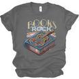 Books Rock Rock'n Roll Science Of Reading Teachers Guitar Unisex Jersey T-Shirt Books Rock Rock'n Roll Science Of Reading Teachers Guitar Unisex Jersey T-Shirt