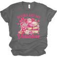 Books Are My Valentine Book Lover Heart Matching Party Unisex Jersey T-Shirt