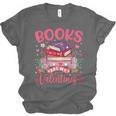 Books Are My Valentine Coquette Bow Book Flower Girl Women Unisex Jersey T-Shirt Books Are My Valentine Coquette Bow Book Flower Girl Women Unisex Jersey T-Shirt