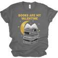 Books Are My Valentine Cute Book Lover Valentine's Day Unisex Jersey T-Shirt Books Are My Valentine Cute Book Lover Valentine's Day Unisex Jersey T-Shirt