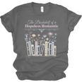 The Bookshelf Of a Hopeless Romantic Rom-Com Reading Bookish Unisex Jersey T-Shirt