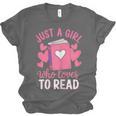 Bookworm Just A Girl Who Loves To Read Unisex Jersey T-Shirt