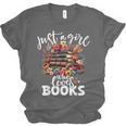 Bookworm For Women Just A Girl Who Loves Books Unisex Jersey T-Shirt