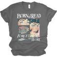 Born To Read Forced To Work Bookish Book Addict Book Lover Unisex Jersey T-Shirt
