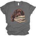 Boykin Spaniel Books Dog Breed Graphic Unisex Jersey T-Shirt