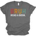 Bruh Read a Book Unisex Jersey T-Shirt Bruh Read a Book Unisex Jersey T-Shirt