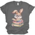 Bunny Rabbit Reading Books Rabbit Books Bunny Reader Unisex Jersey T-Shirt Bunny Rabbit Reading Books Rabbit Books Bunny Reader Unisex Jersey T-Shirt