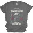 I Buy Books Like I'm Immortal Rose For Men Women Skeleton Unisex Jersey T-Shirt