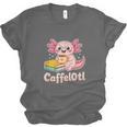 Caffelotl Cute Axolotl Pun Coffee Book Lover Kawaii Humor Unisex Jersey T-Shirt Caffelotl Cute Axolotl Pun Coffee Book Lover Kawaii Humor Unisex Jersey T-Shirt