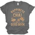 Chai And A Good Book Lover Reading Chai Tea Chai Latte Unisex Jersey T-Shirt Chai And A Good Book Lover Reading Chai Tea Chai Latte Unisex Jersey T-Shirt