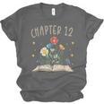 Chapter 12th Birthday Bookworm 12 Years Old For Book Lovers Unisex Jersey T-Shirt Chapter 12th Birthday Bookworm 12 Years Old For Book Lovers Unisex Jersey T-Shirt