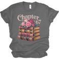 Chapter 67 Floral Book Stack Unisex Jersey T-Shirt Chapter 67 Floral Book Stack Unisex Jersey T-Shirt