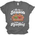Christmas Book Lover Gingerbread Library Reading Bookaholic Unisex Jersey T-Shirt Christmas Book Lover Gingerbread Library Reading Bookaholic Unisex Jersey T-Shirt