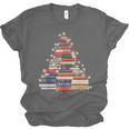 Christmas Tree Book Bookworm Unisex Jersey T-Shirt