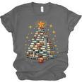 Christmas Tree Books Unisex Jersey T-Shirt Christmas Tree Books Unisex Jersey T-Shirt