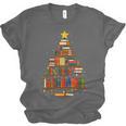Christmas Tree Bookshelf Book Lover Library Men Women Kids Unisex Jersey T-Shirt Christmas Tree Bookshelf Book Lover Library Men Women Kids Unisex Jersey T-Shirt