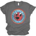 Clifford The Big Red Dog Round Distressed Logo Kids Books Unisex Jersey T-Shirt