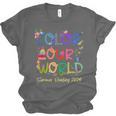 Color Our World Summer Reading 2025 Boho Wildflower Book Unisex Jersey T-Shirt Color Our World Summer Reading 2025 Boho Wildflower Book Unisex Jersey T-Shirt