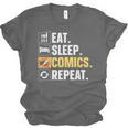 Comic Book Comic Stuff & Accessories -Adult Small Modern Letter Print Crew Collar Short Sleeve T-Shirt Unisex Jersey T-Shirt