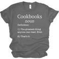 Cookbooks Cookbook Lovers Chefs Fake Definition Unisex Jersey T-Shirt