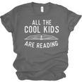 All The Cool Kids Are Reading Book Lover Bookworm Reader Unisex Jersey T-Shirt All The Cool Kids Are Reading Book Lover Bookworm Reader Unisex Jersey T-Shirt