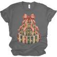 Coquette Christmas Book Tree Xmas Lights Librarian Teacher Unisex Jersey T-Shirt Coquette Christmas Book Tree Xmas Lights Librarian Teacher Unisex Jersey T-Shirt