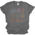 Cozy Bookish Fall Vibes Pumpkin Latte Books Autumn Reading Unisex Jersey T-Shirt