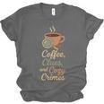 Cozy Crime Club Mystery Reader Bookish Sleuth Unisex Jersey T-Shirt Cozy Crime Club Mystery Reader Bookish Sleuth Unisex Jersey T-Shirt
