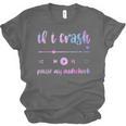 If I Crash Pause My Audiobook Listener Bookish Book Lover Unisex Jersey T-Shirt If I Crash Pause My Audiobook Listener Bookish Book Lover Unisex Jersey T-Shirt