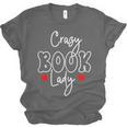 Crazy Book Lady Unisex Jersey T-Shirt