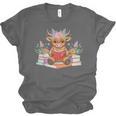 Cute Baby Highland Cow Reading Book Lover Toddler Unisex Jersey T-Shirt