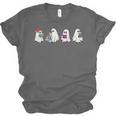 Cute Ghosts Reading Books Lover Spooky Season Halloween Unisex Jersey T-Shirt