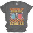 Cute Librarian Library Book Lover Keeper Of Endless Stories Unisex Jersey T-Shirt Cute Librarian Library Book Lover Keeper Of Endless Stories Unisex Jersey T-Shirt