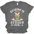 Cute Otter Reading Book Lover Sea Otters Animal Lover Unisex Jersey T-Shirt Cute Otter Reading Book Lover Sea Otters Animal Lover Unisex Jersey T-Shirt