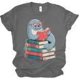 Cute Reading Seal On Books Book Lover Unisex Jersey T-Shirt Cute Reading Seal On Books Book Lover Unisex Jersey T-Shirt