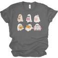 Cute Spooky Reading Book Halloween Fall Ghost Autumn Unisex Jersey T-Shirt Cute Spooky Reading Book Halloween Fall Ghost Autumn Unisex Jersey T-Shirt