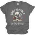 Dark Romance Is My Therapy Book Lover Merch Trigger Warning Unisex Jersey T-Shirt Dark Romance Is My Therapy Book Lover Merch Trigger Warning Unisex Jersey T-Shirt