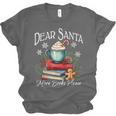 Dear Santa More Book Please Christmas Book Librarian Unisex Jersey T-Shirt Dear Santa More Book Please Christmas Book Librarian Unisex Jersey T-Shirt