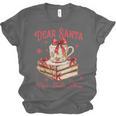 Dear Santa More Books Please Reading Book Lover Christmas Unisex Jersey T-Shirt Dear Santa More Books Please Reading Book Lover Christmas Unisex Jersey T-Shirt