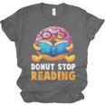 Donut Stop Reading Cute Book Reader Bookworm Donut Day Unisex Jersey T-Shirt Donut Stop Reading Cute Book Reader Bookworm Donut Day Unisex Jersey T-Shirt